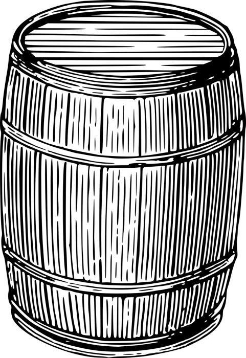Illustration tonneau de vin